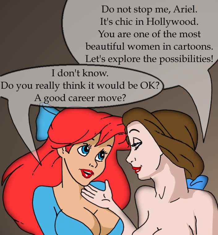 Belle And Ariel Lesbian Porn - Comic Porn image #83085