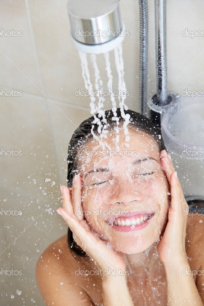 Asian Facial Shower - Girl In Shower Porn image #197869