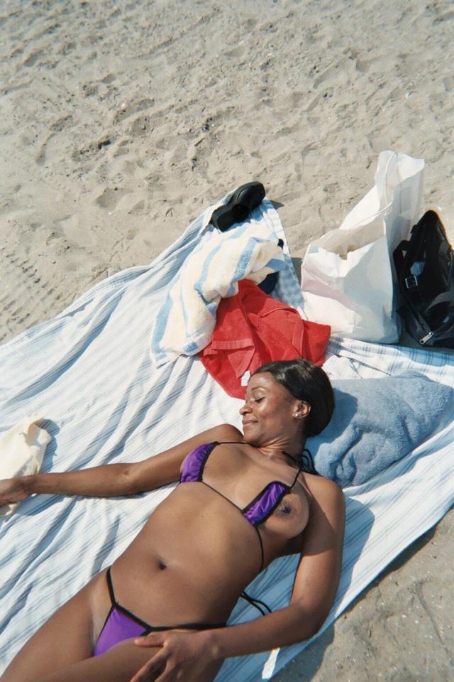 beach porn pics porn photo ebony nude black woman beach non