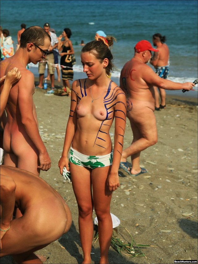 Naked Women At The Beach