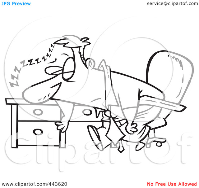 black clip porn free pictures art black white his cartoon clip sleeping design desk royalty illustration tired clipart vector outline businessman