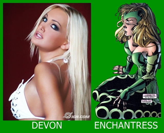 devon porn porn star film adult stars female nsfw part comic book their devon hero enchantress superhero counterparts