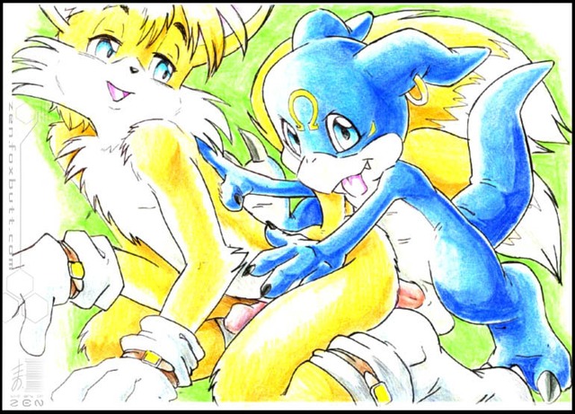 digimon porn team sonic tails zen crossover digimon aef veemon