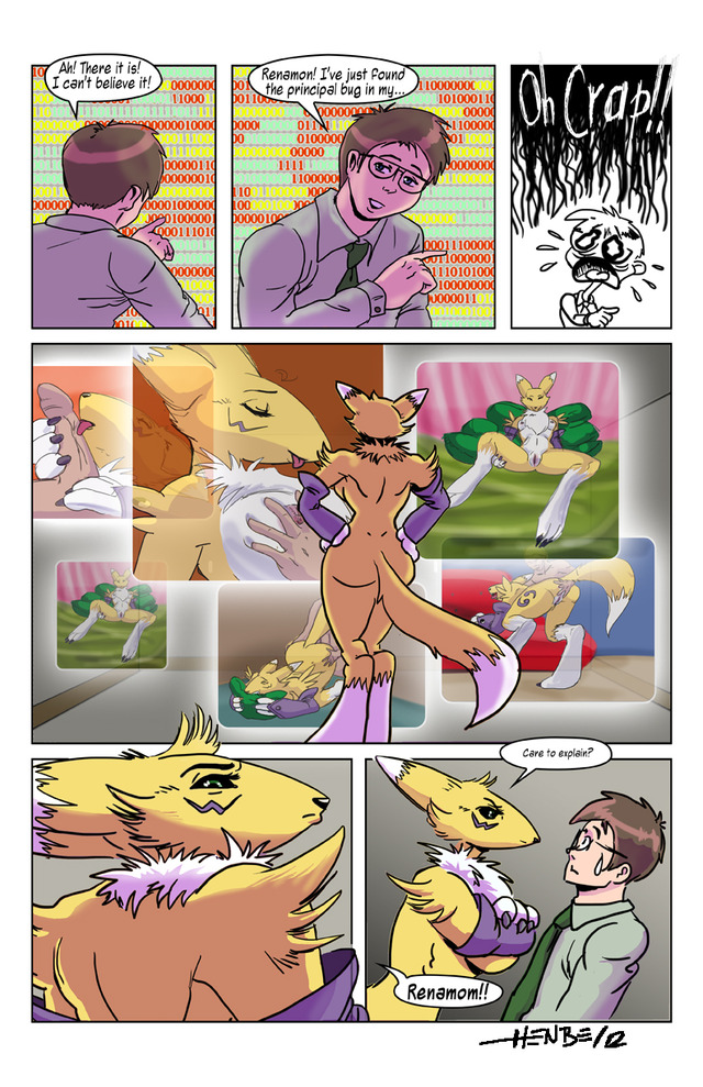 digimon porn porn original media comic digimon tooshie canine