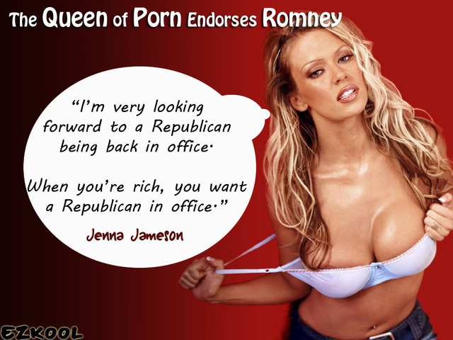 picture porn porn jenna jameson queen endorses king outsourcing romney