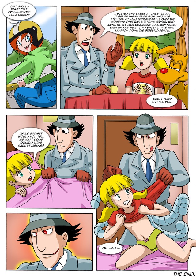 porn comic original media hentai inspector gadget