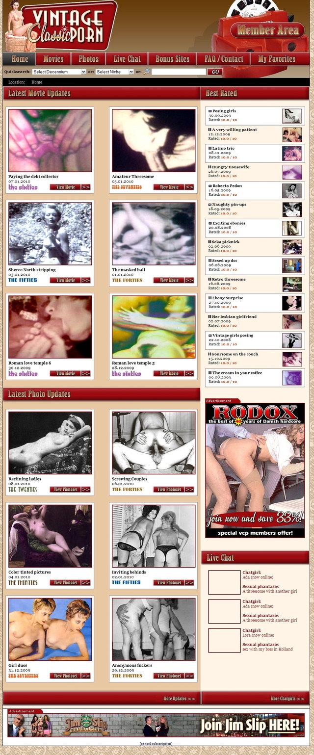 porn review porn reviews review vintage screenshot classic