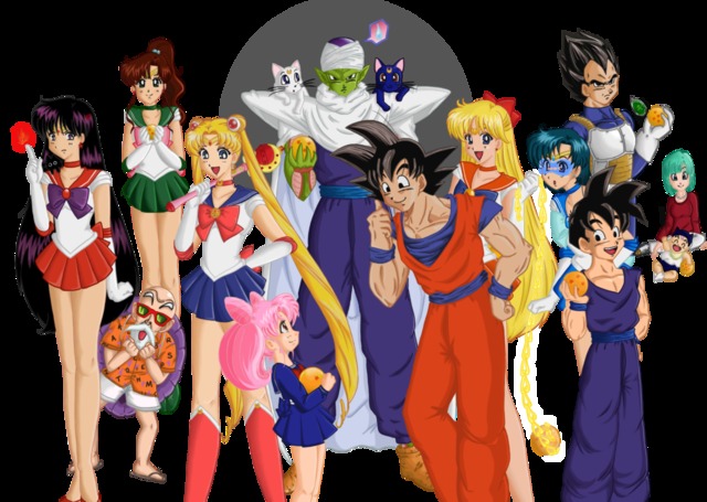 sailor moon porn moon dragon ball pre sailor vegeta mars