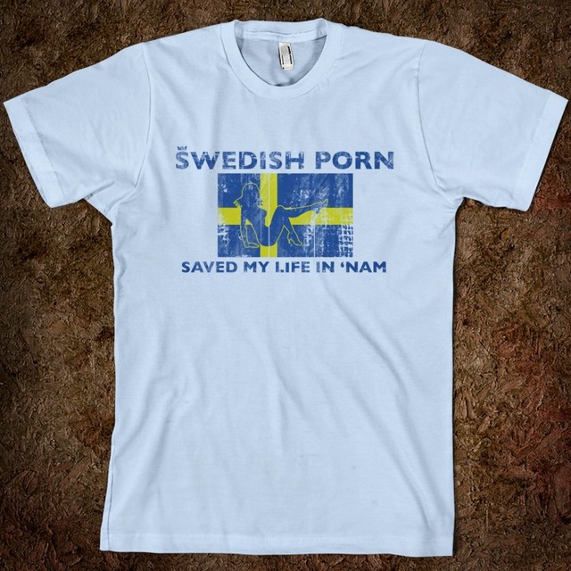 swedish porn porn product blue light american semi tee shirt swedish pro unisex render apparel fitted bombthreads