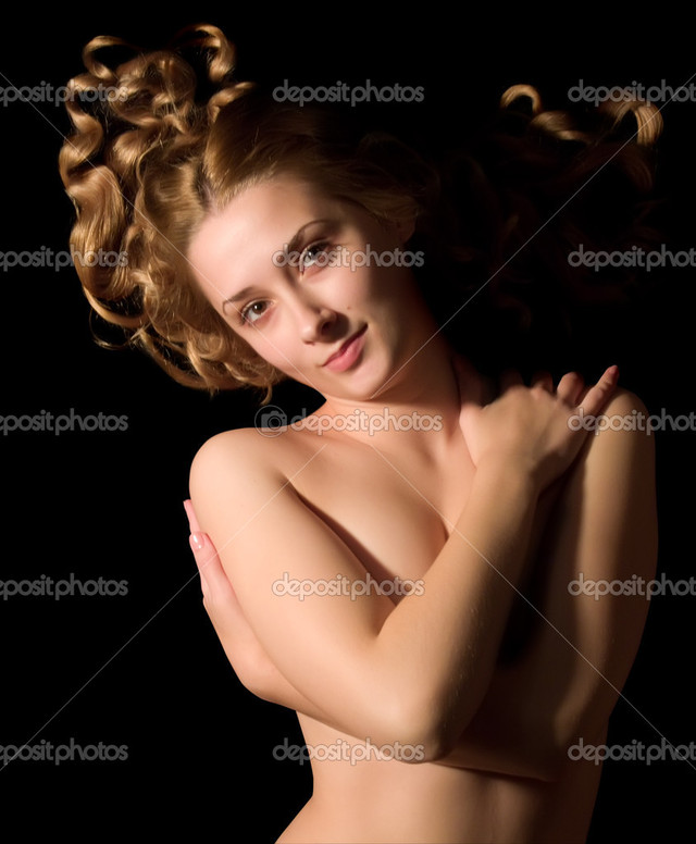 black naked girl pictures girl photo naked long stock haired depositphotos
