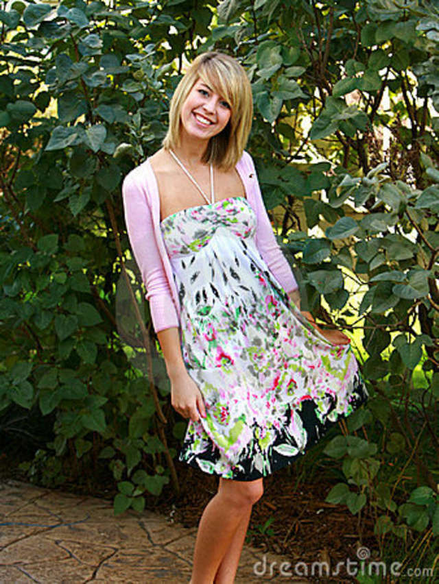 free blond babes free teen blond dress stock royalty floral