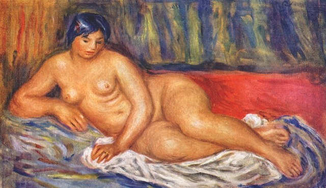 girl nude pics girl nude pierre reclining auguste renoir