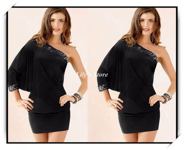 hot black sexy chicks hot size sexy party black blue one ladies item sale wsphoto clubwear dresses