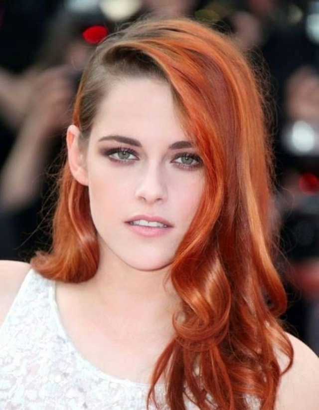 hot brunettes red hair color trends copper springsummer