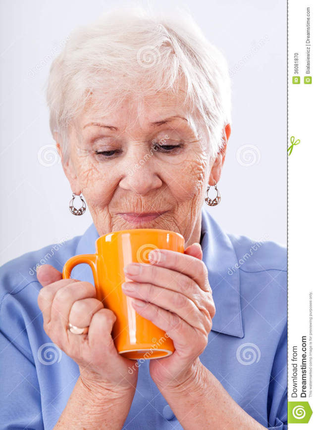 hot grandma pics photo hot drink stock grandma orange mug