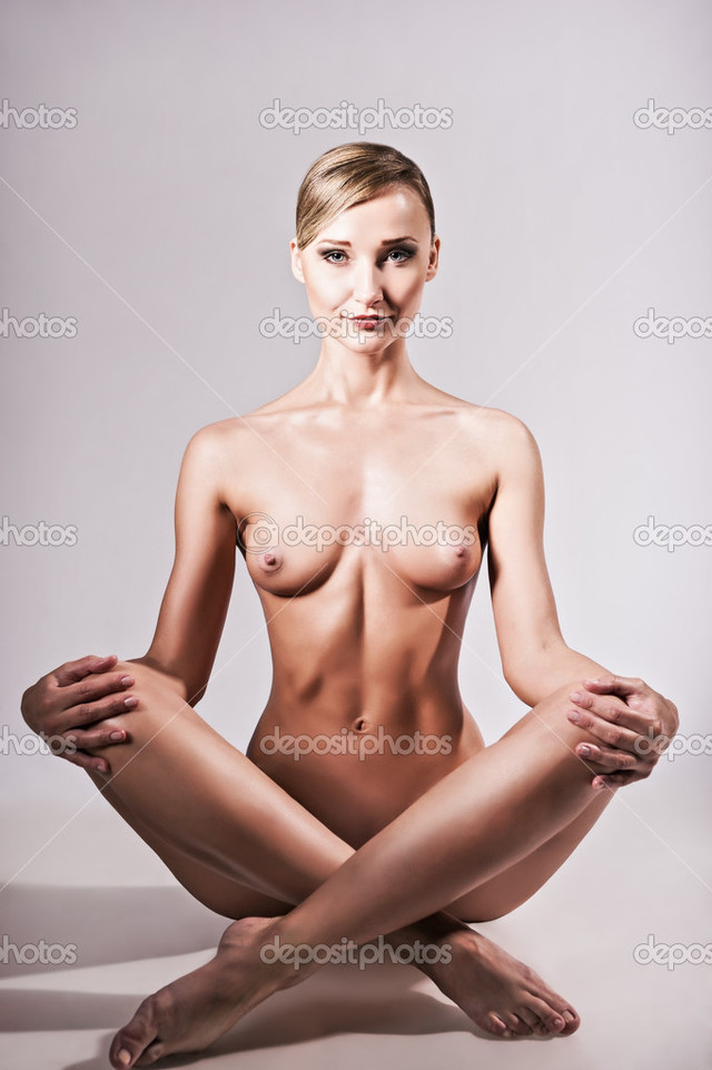 hottest naked women photo sexy nude naked woman shot yoga pose stock sitting depositphotos