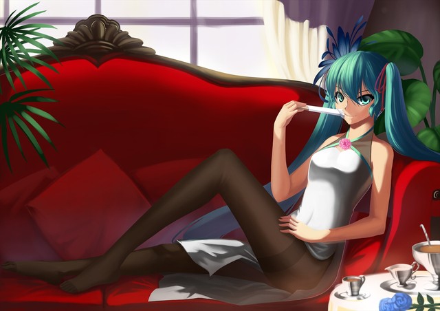 images pantyhose wallpapers clothes chinese pantyhose miku twintails hatsune vocaloid