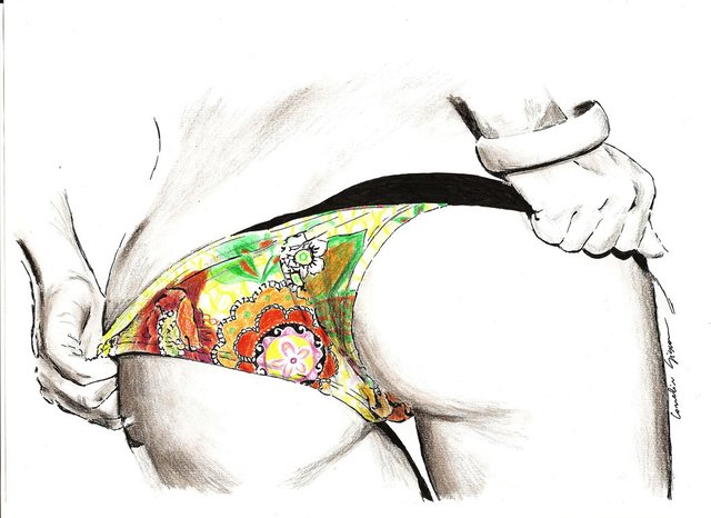 nice ass nice ass art bikini drawing esz cornuts