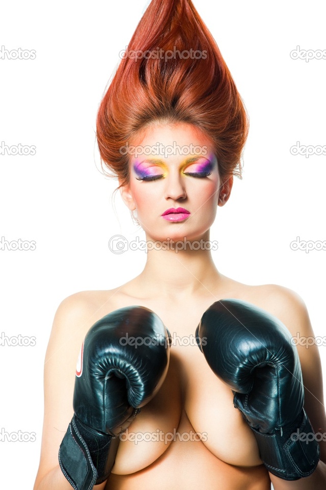nude girl pics girl photo beautiful nude stock boxing gloves depositphotos