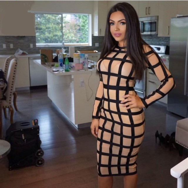 nude picture of black women product sexy women nude black long dress mesh store bandage elegant khaki sleeve robe bodycon htb xxfxxxk xvxxq wmxxlpxxxxx