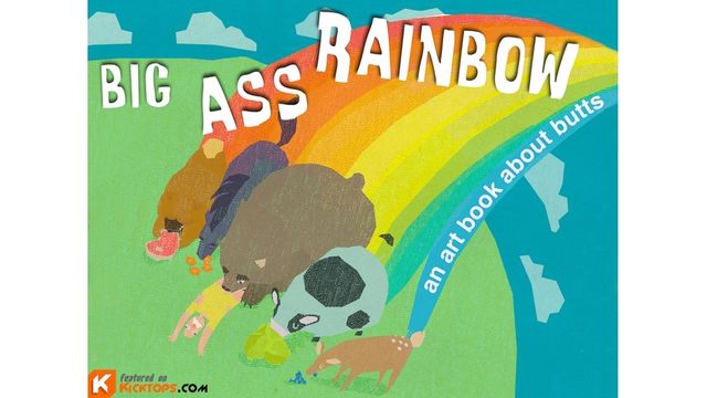 pic of a big ass original ass art assets butts about book projects rainbow