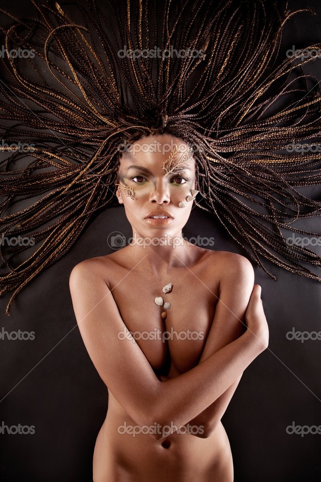 pic of naked black woman photo portrait naked woman american stock african depositphotos dreadlocks