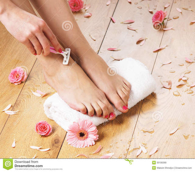 pics of sexy feet free young sexy woman feet background stock royalty taken shaving flowers towel procedure