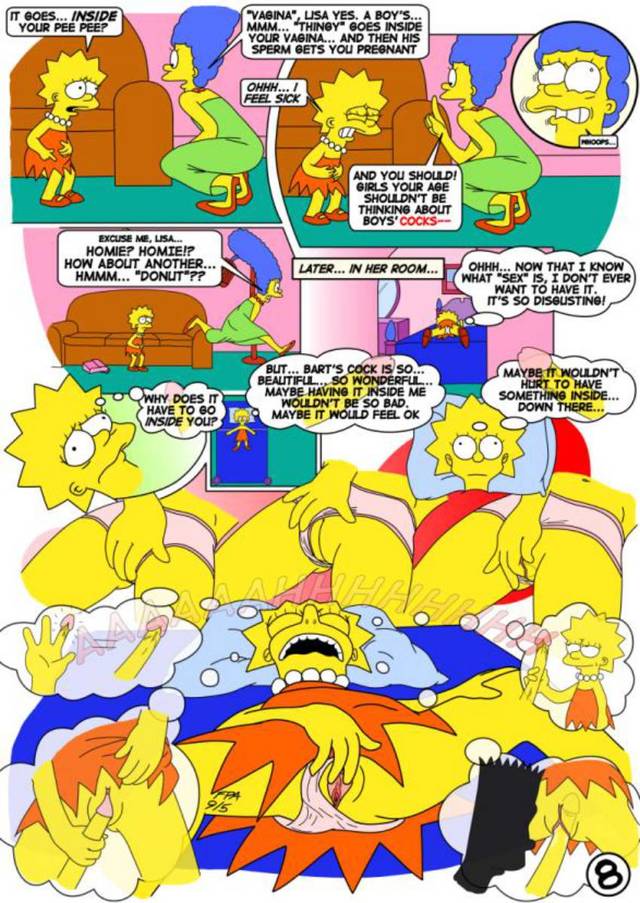 porn in comic simpsons lust lisas