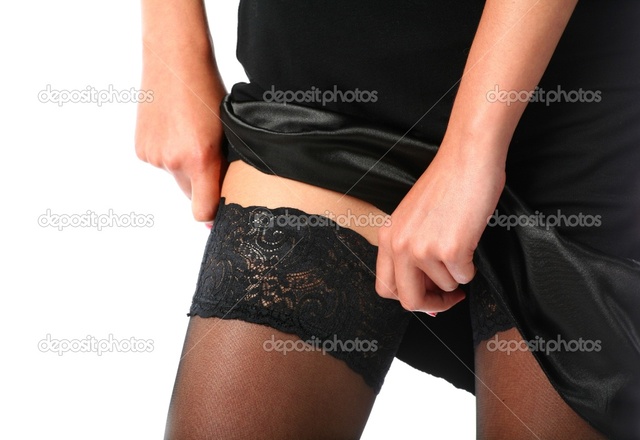 black stockings pic photo black stockings stock depositphotos