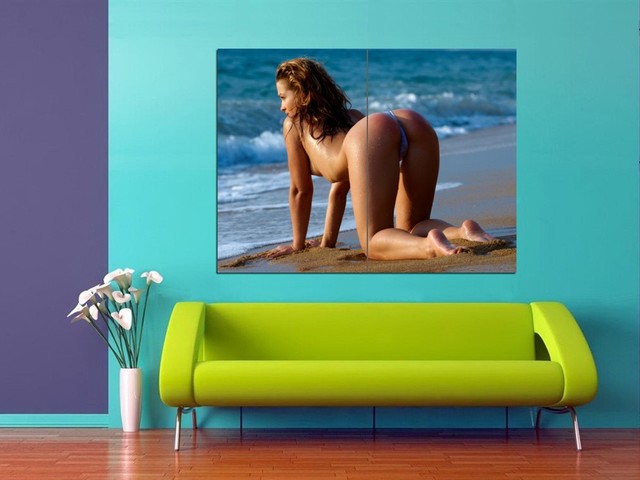 hot girl butt pics girl hot sexy huge bikini poster butt giant beach print itm aleksey