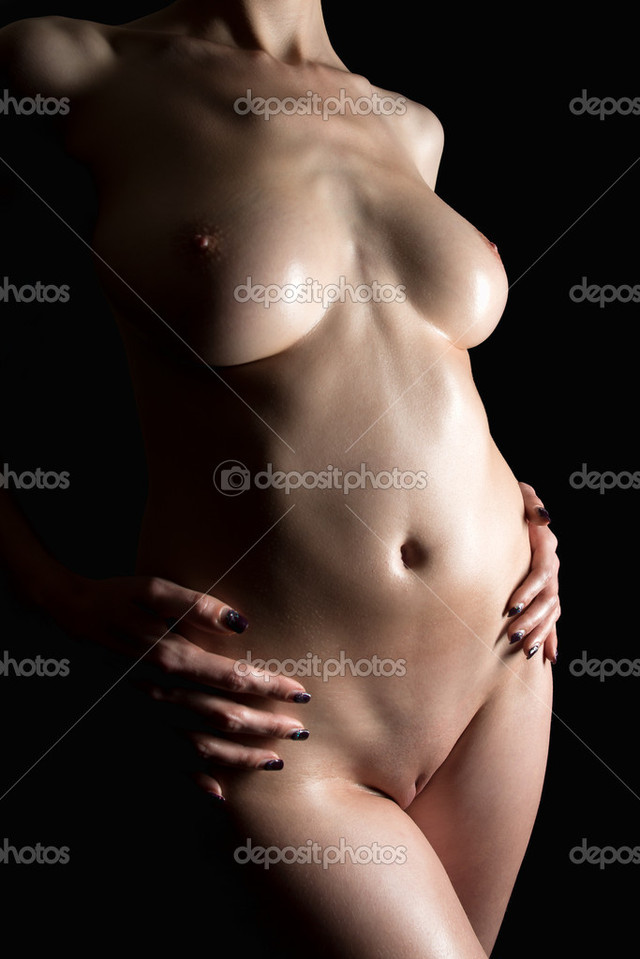 sexy nude black woman photo beautiful nude woman body oiled stock torso depositphotos