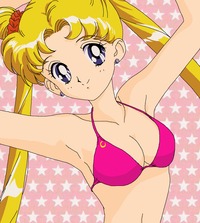 sailor moon porn data sailor moon hot bikini cleavage