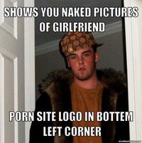 porn site hashed silo resized shows naked pictures girlfriend porn logo bottem left corner scumbag steve meme picture