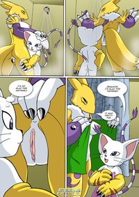 digimon porn media original digimon gatomon palcomix renamon comic