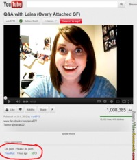 porn weird funny video comments overly attached girlfriend receives comment