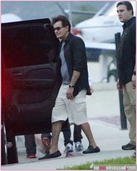 poet and porn star charlie sheen moves porn star girlfriend exclusive arrives cabo