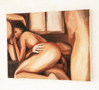 porn art product orgy painting