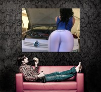 big ass sexy butts besta itm sexy butt ass car volkswagen huge wall poster