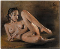 black female nude photos drawings philip gladstone drawing reclining black female nude nudedrawings