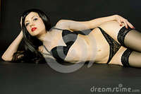 black nude free pics nude girl black lingerie bottom lying background royalty free stock