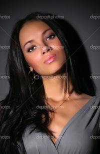 brunette woman pics depositphotos young brunette woman portrait stock photo