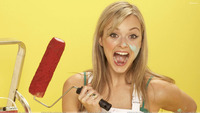 celebrities naughty pics fearne cotton open mouth naughty pose yellow background