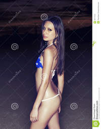 chicks with sexy ass woman sexy ass beautiful young wearing thong bikini sunset stock photography