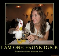 drunk fuck pic org demotivational poster one frunk duck drunk fuck