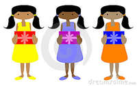 ebony girls ebony girls gifts royalty free stock photography