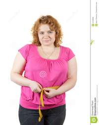 free fat woman pics fat woman measuring waist royalty free stock