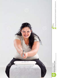 free fat woman pics fat woman hitting scale hammer royalty free stock