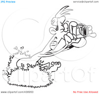 free nude black pictures royalty free clip art illustration cartoon black white outline design nude man popping out bush taking pictures portfolio toonaday