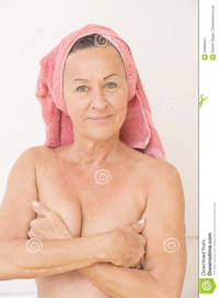 free photos of naked matures naked mature woman hands breasts portrait happy beautiful towel head covering relaxed friendly smiling royalty free stock joyful