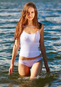 girls in wet undies depositphotos summer girl stock photo